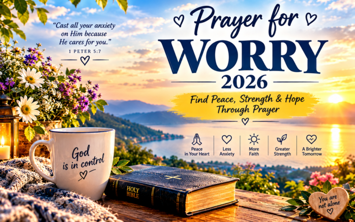 prayer for worry 2026