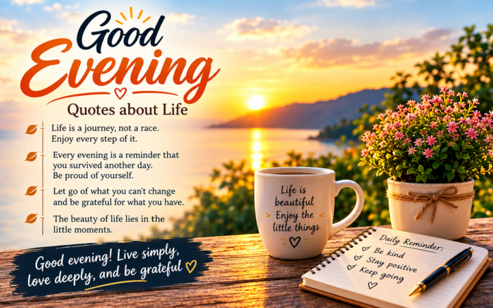 Evening Quotes Short 2026