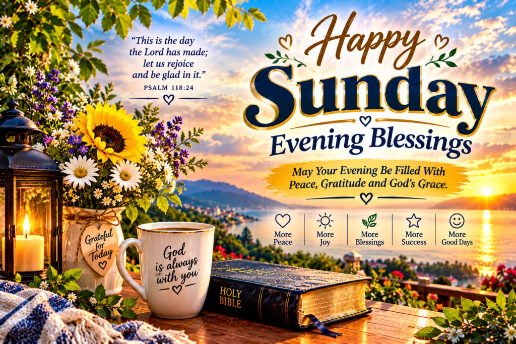Sunday evening blessings 2026