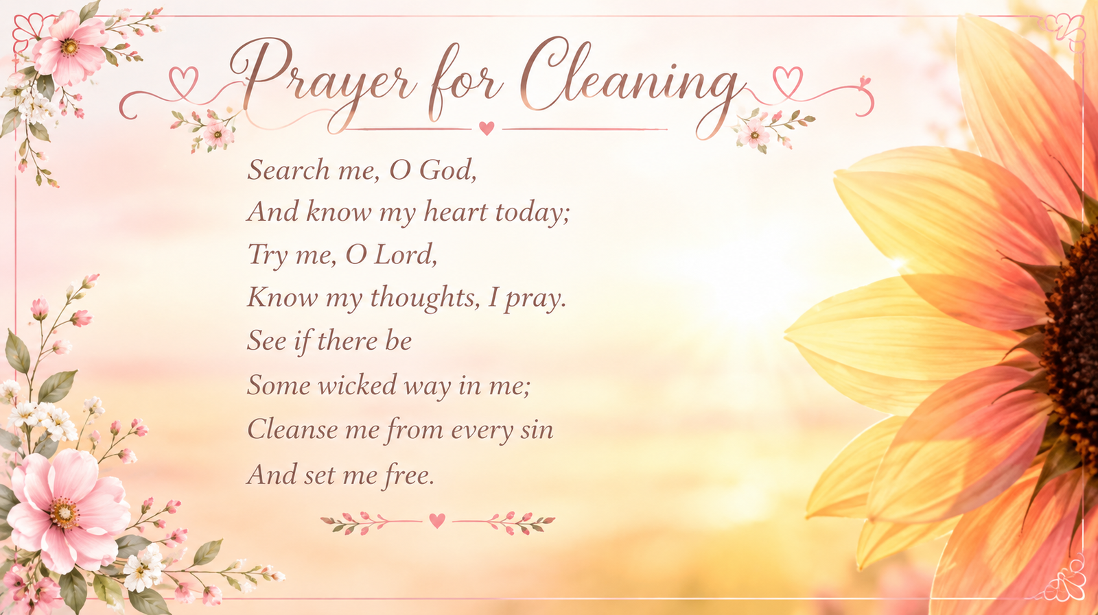 Prayer for Cleansing: 25 Powerful Prayers for Inner Renewal