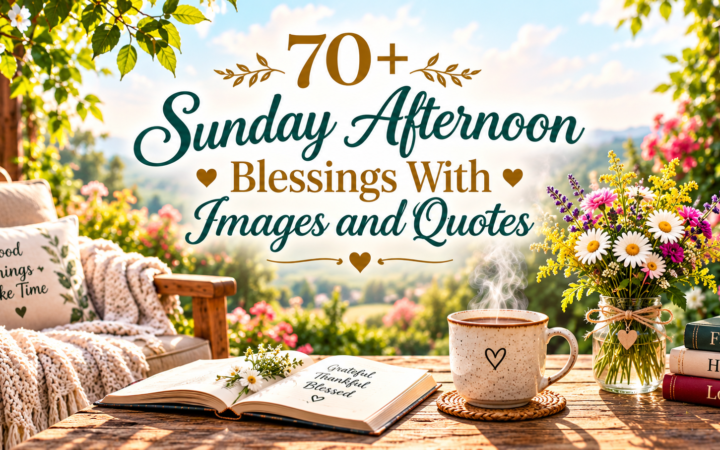 Sunday afternoon blessings 2026