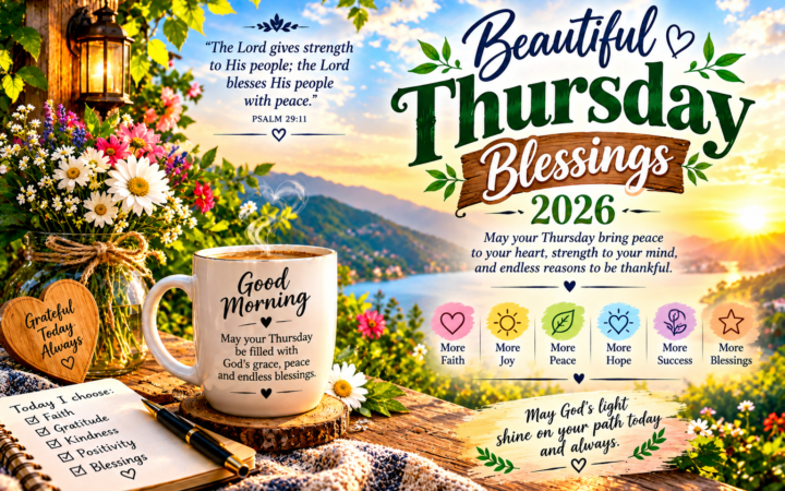 beautiful thursday blessings 2026