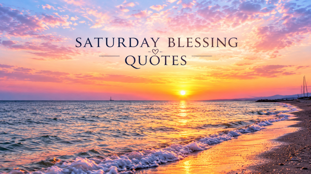 Saturday Blessing Quotes