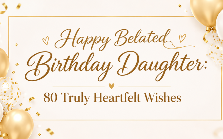 Happy belated birthday daughter with 80 truly heartfelt wishes